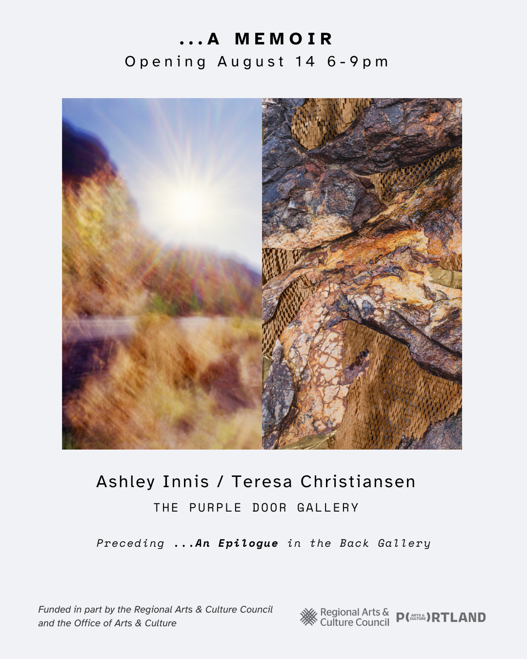 ...A Memoir / Ashley Innis & Teresa Christiansen