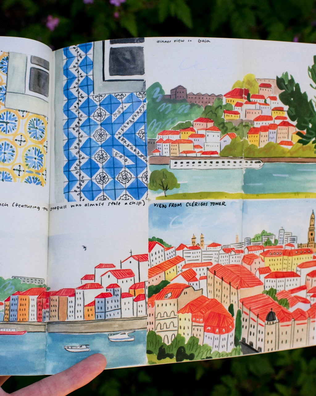 Pages from Portugal- trave book