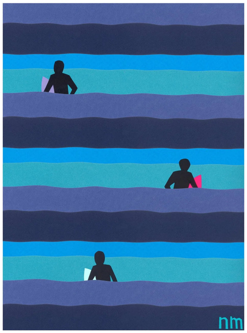 Line Up, archival giclee print (limited edition)