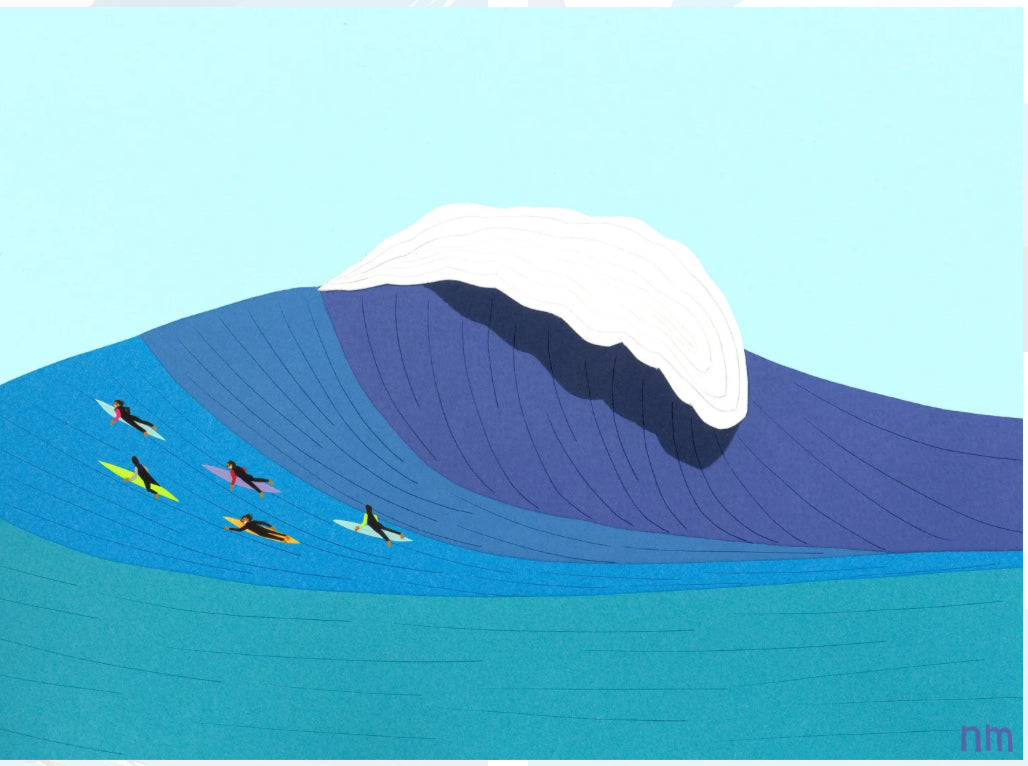 Paddlers, archival giclee print (limited edition)