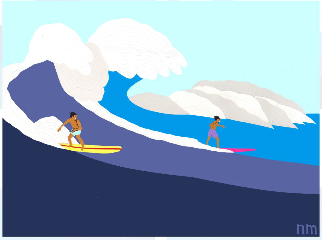 Party Wave, archival giclee print (limited edition)