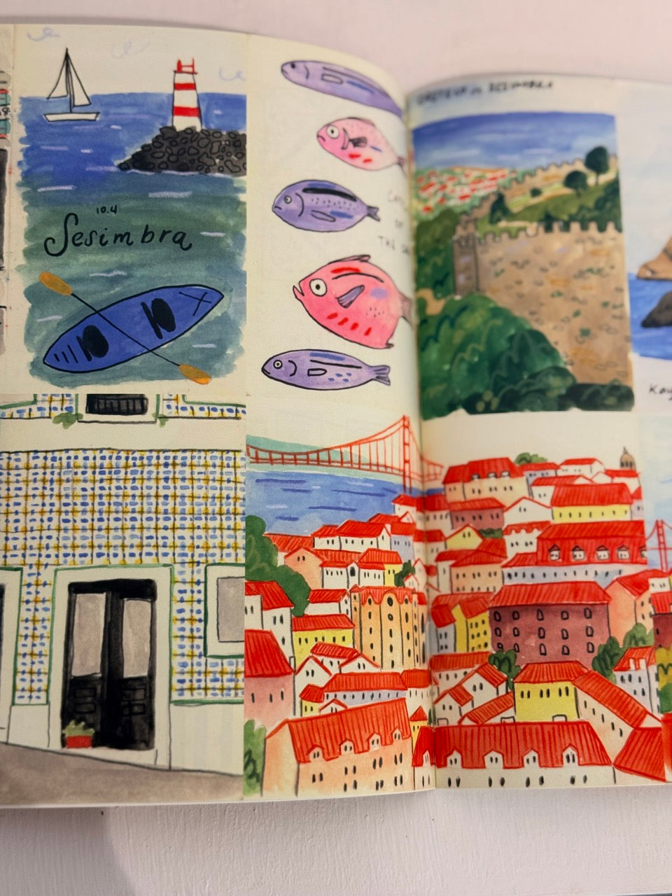 Pages from Portugal- trave book