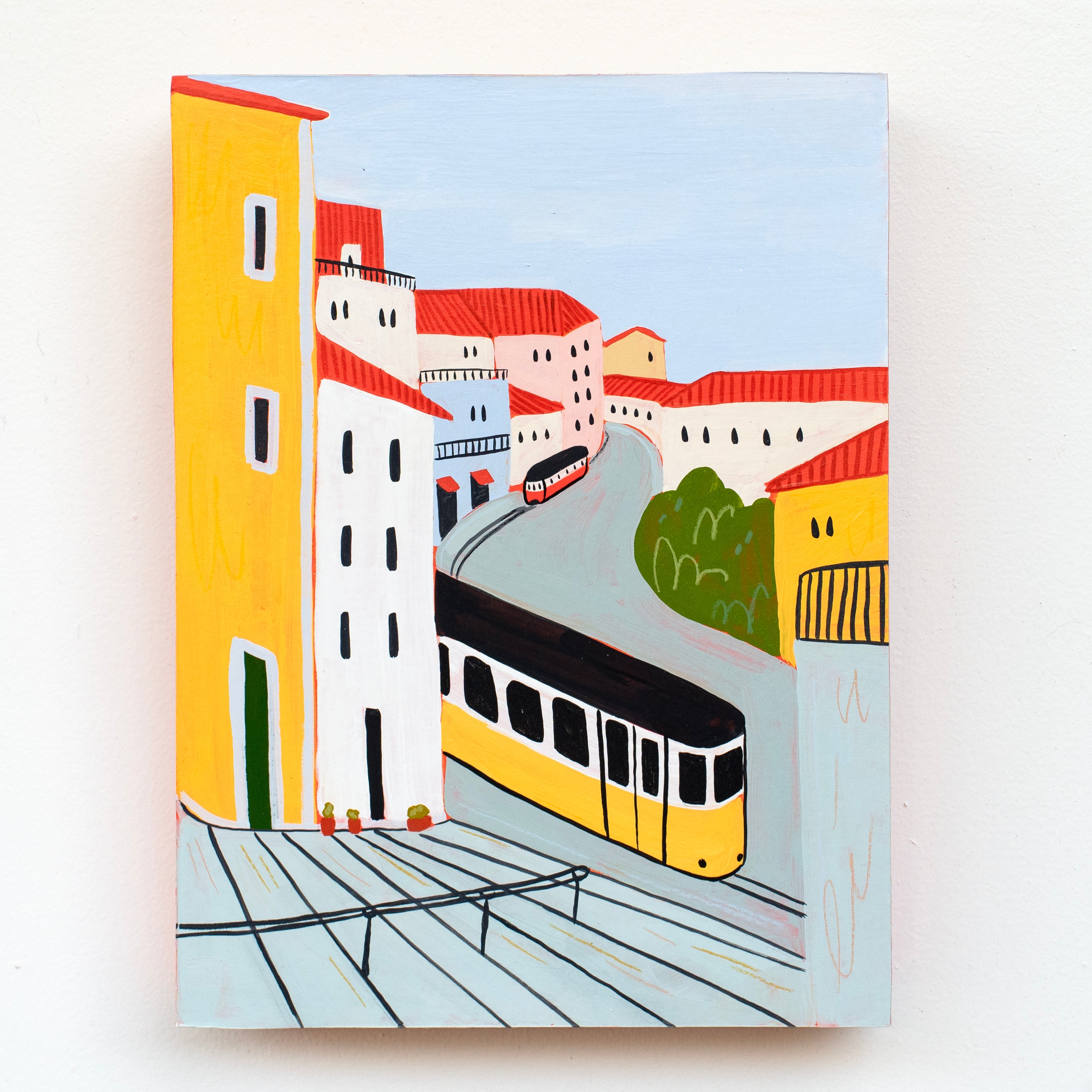 Lisbon Streetcar View