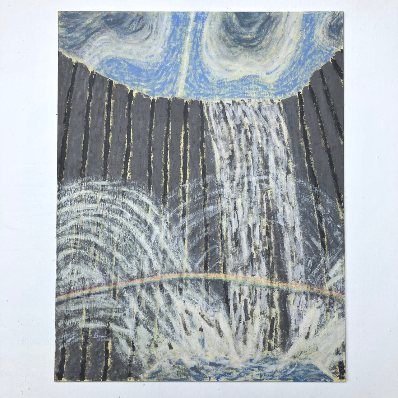 Waterfall Over Blasted Granite