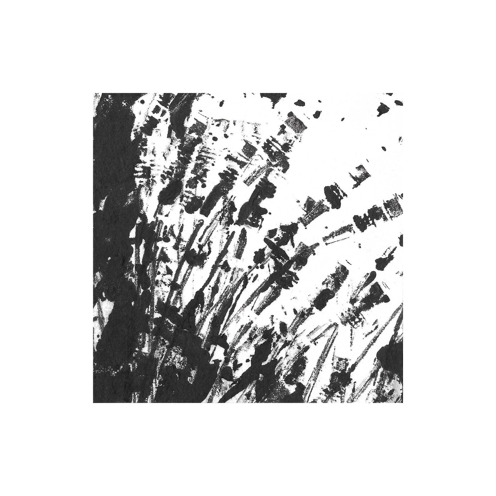 Abstract black and white pattern on a textured surface