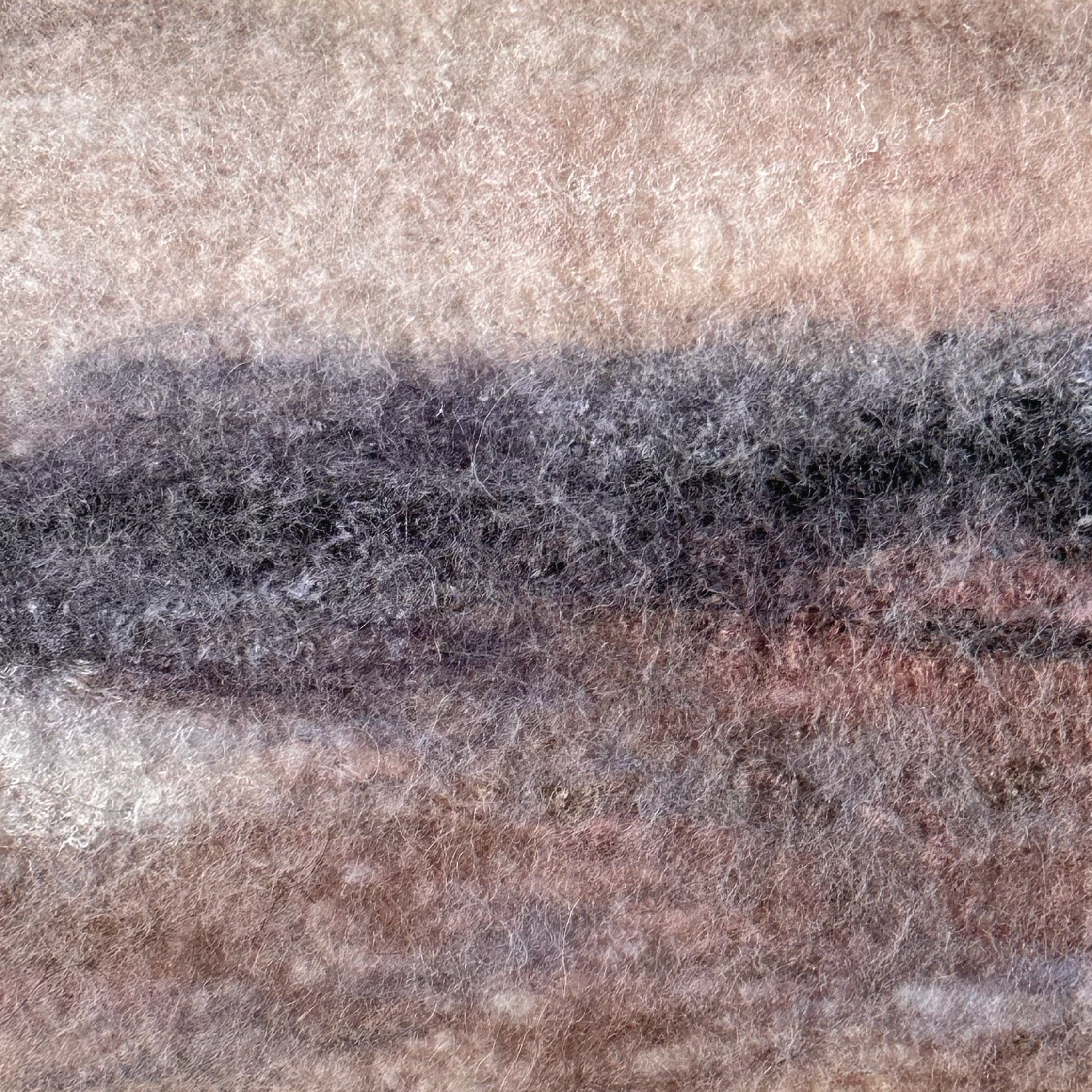 Close-up of a filter with accumulated dust and debris